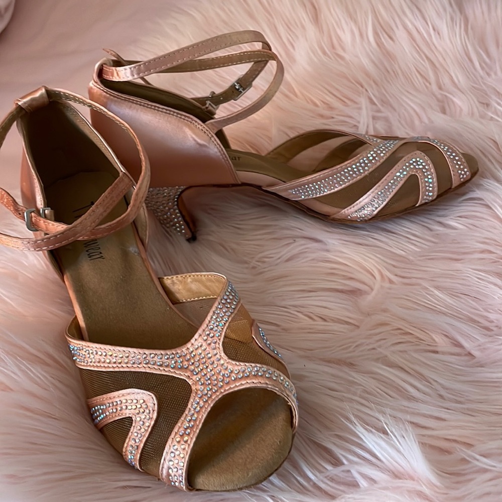 Swavorski Crystal Ballroom Dance Wear Heels